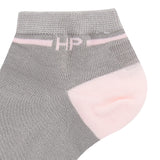 Ella L Ankle Sock In White/Gray/Pink