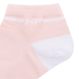 Ella L Ankle Sock In White/Gray/Pink