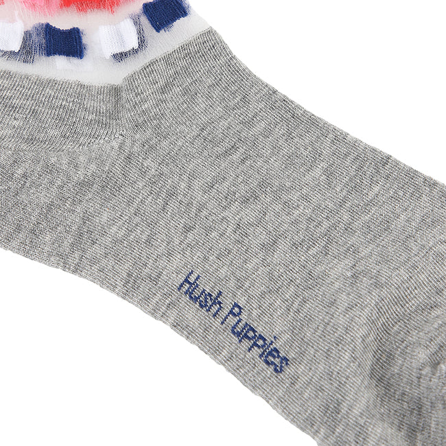 Gissela L Qua Sock In Gray/Navy