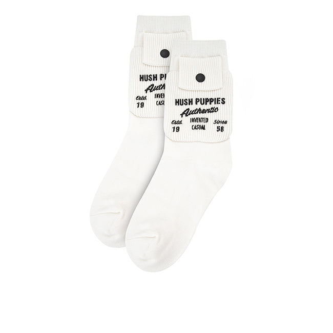 Wh Hike L Qua Sock In Beige