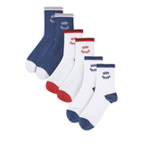 Nora L Qua Socks In Wh/Wh/Bl