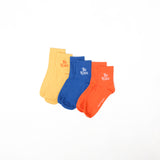 Hush Puppies Aksesoris Pria Mens Qua Socks In Orange / Blue / Yellow
