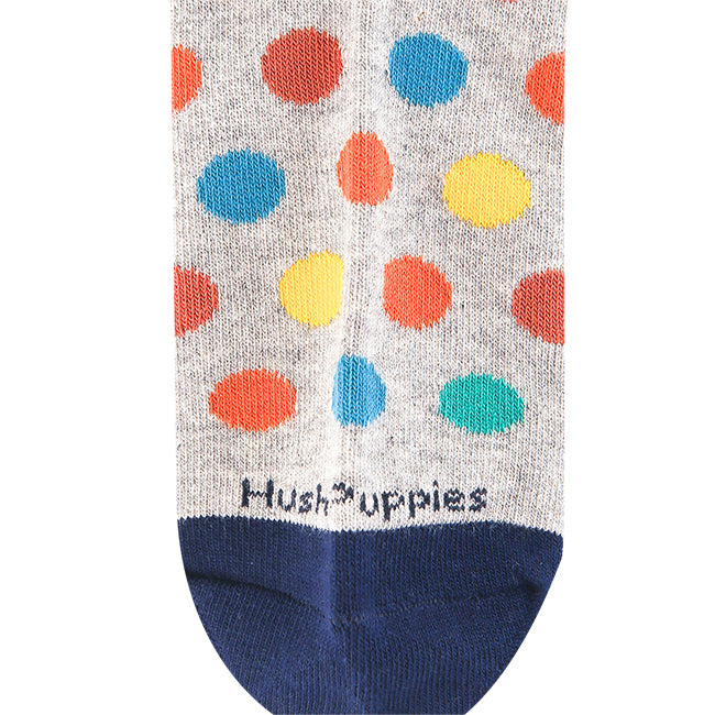 Hush Puppies Aksesoris Pria Mens Crew Socks In Navy / Grey / Yellow Solid