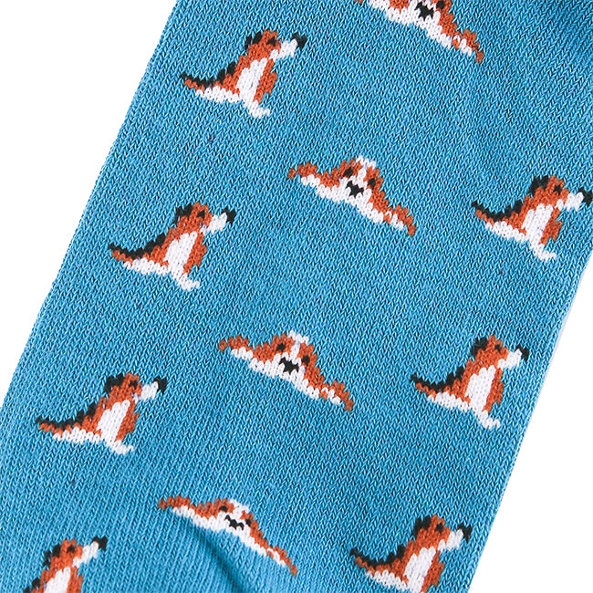 Hush Puppies Aksesoris Pria Mens Crew Socks In Gray / Navy/ Blue