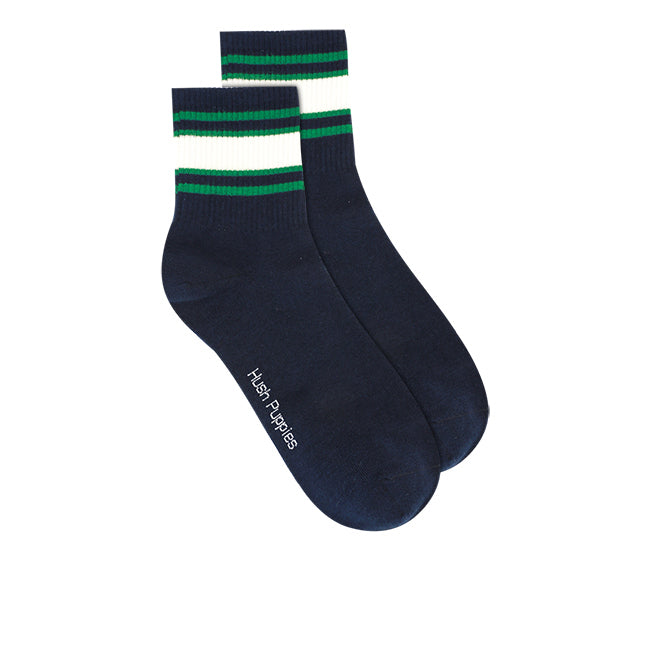 Hush Puppies Aksesoris Pria Mens Qua Socks In Gray / White / Navy