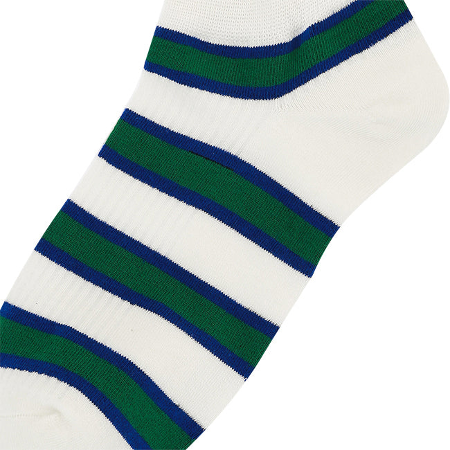 Hush Puppies Aksesoris Pria Mens Ankle Socks In White / Green / Blue