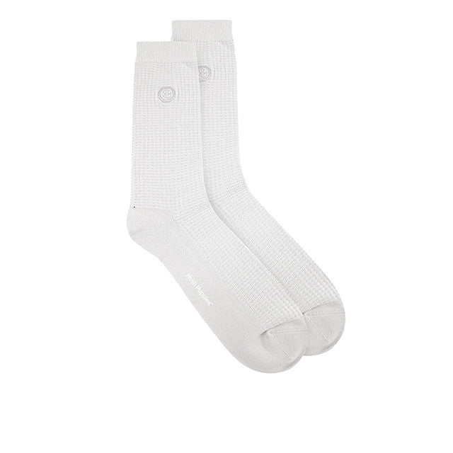 Hush Puppies Aksesoris Pria Waff M Crew Socks In Bl/Wh