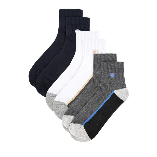 Hush Puppies Aksesoris Pria Utah M Qua Socks In Nv/Wh/Dg