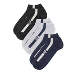 Roger M Ankle Sock In Navy/Gray/Black