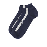 Roger M Ankle Sock In Navy/Gray/Black