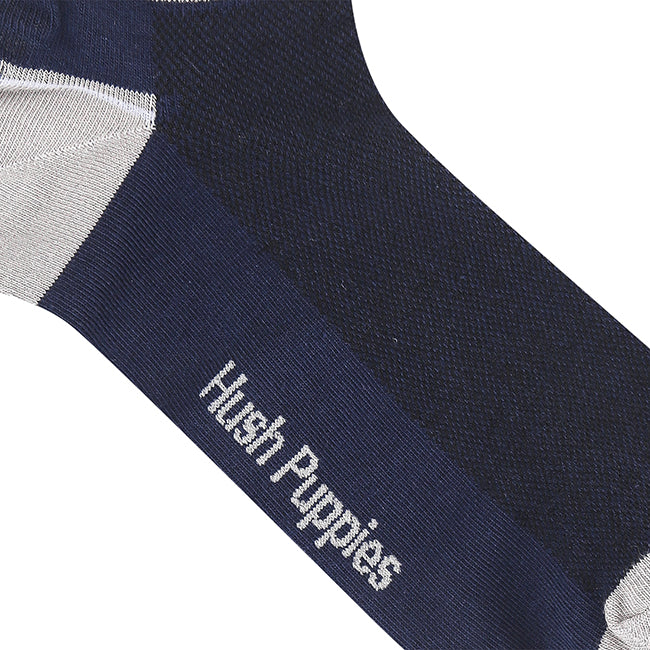Travis M Ankle Sock In Wh/Gy/Dg