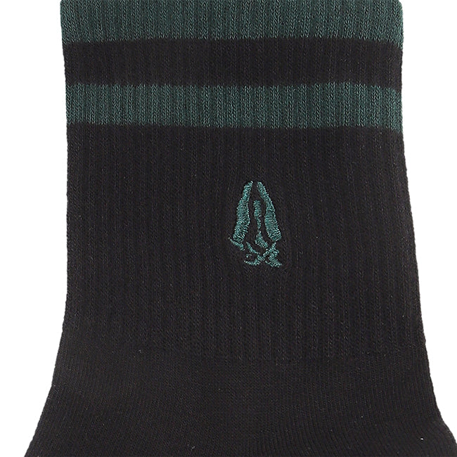 Leo M Qua Sock In Dg/Gy/Bk