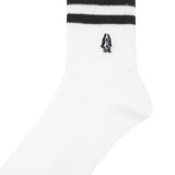 Leo M Qua Sock In All White