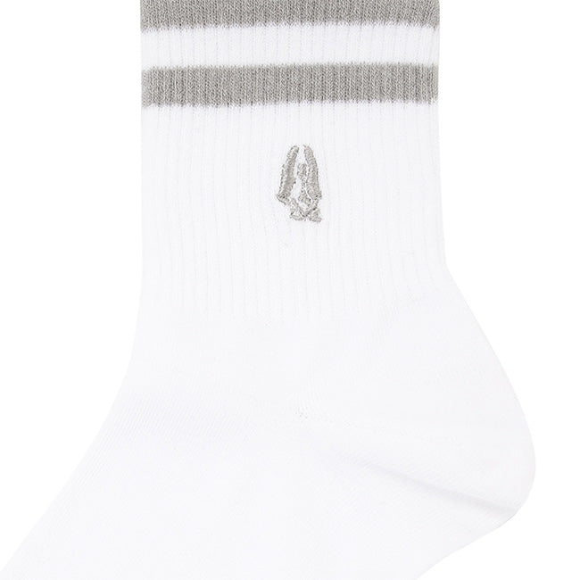Leo M Qua Sock In All White