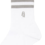 Leo M Qua Sock In All White