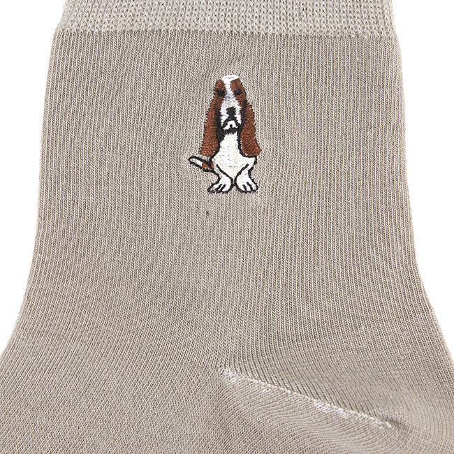 Grayed M Qua Sock In Dg/Bk/Lg