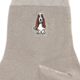 Grayed M Qua Sock In Dg/Bk/Lg