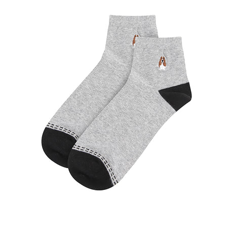 Toby M Qua Sock In Dgy/Gy/Bk