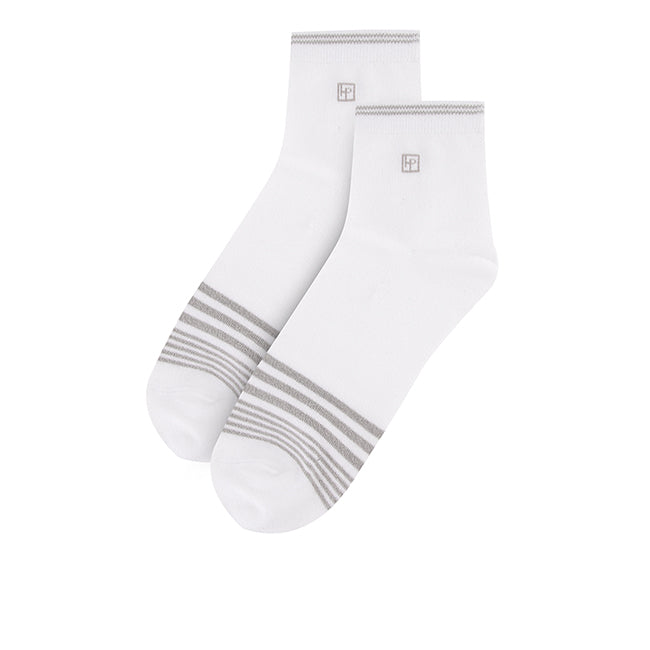 Enzo M Qua Sock In Bk/Gy/Wh