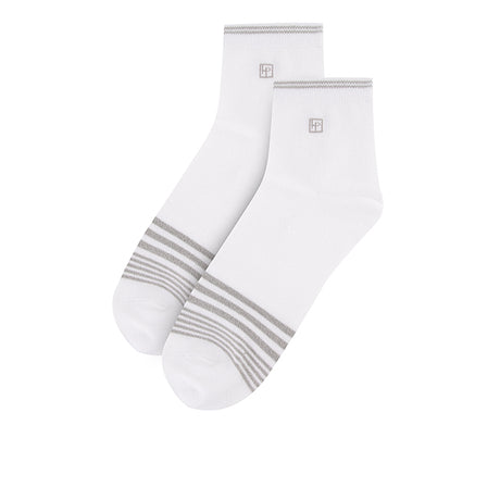 Enzo M Qua Sock In Bk/Gy/Wh