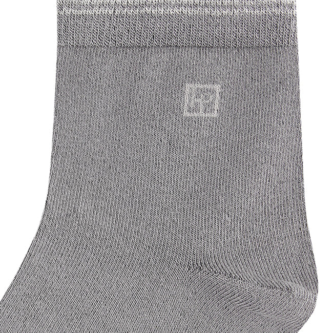 Enzo M Qua Sock In Bk/Gy/Wh