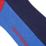 Orson M Crew Sock In Navy/Black
