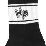 Andre M Qua Socks In White / Black