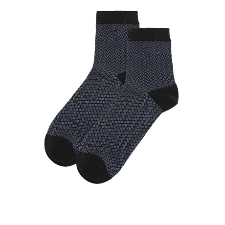 Hush Puppies Pria Gale M Qua Socks In Bk/Gy/Bk