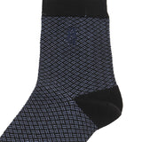 Hush Puppies Pria Gale M Qua Socks In Bk/Gy/Bk