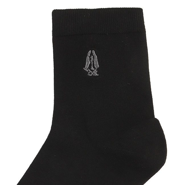 Hush Puppies Pria Gale M Qua Socks In Bk/Gy/Bk