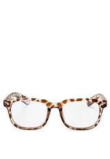 Kingship Unisex Kacamata Anti Radiasi Dexla Brown Leopard Clear