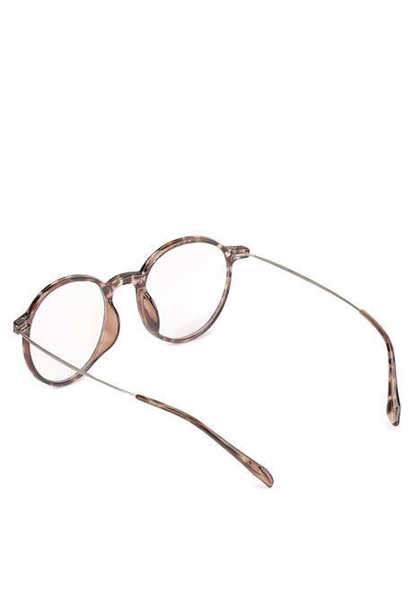 Kingship Unisex Kacamata Anti Radiasi Nostas Leopard Clear