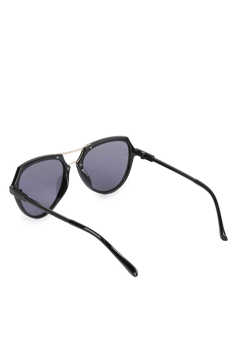 Kingship Unisex Kacamata Sunglasses Fred Gold Black