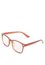 Kingship Unisex Kacamata Anti Blue Light Dericco Tea Clear