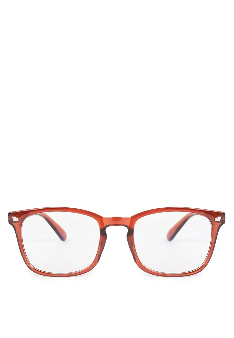 Kingship Unisex Kacamata Anti Blue Light Dericco Tea Clear