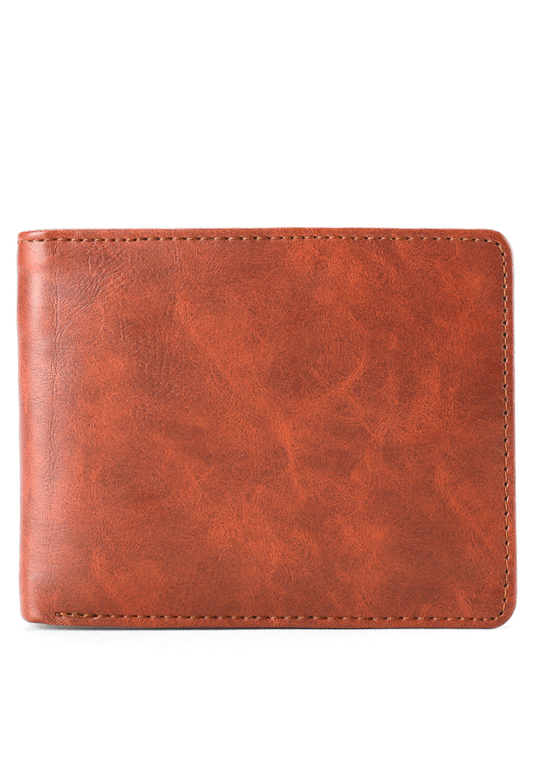 Kingship Unisex Leather Wallet Hilderic Brown