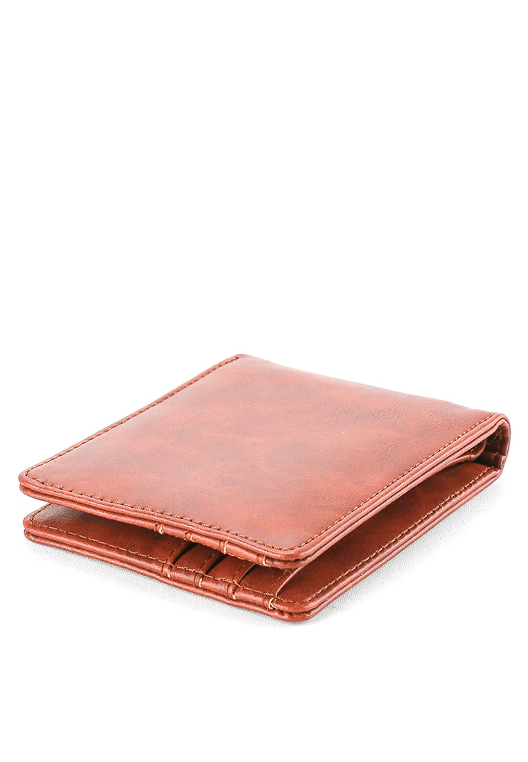 Kingship Unisex Leather Wallet Hilderic Brown