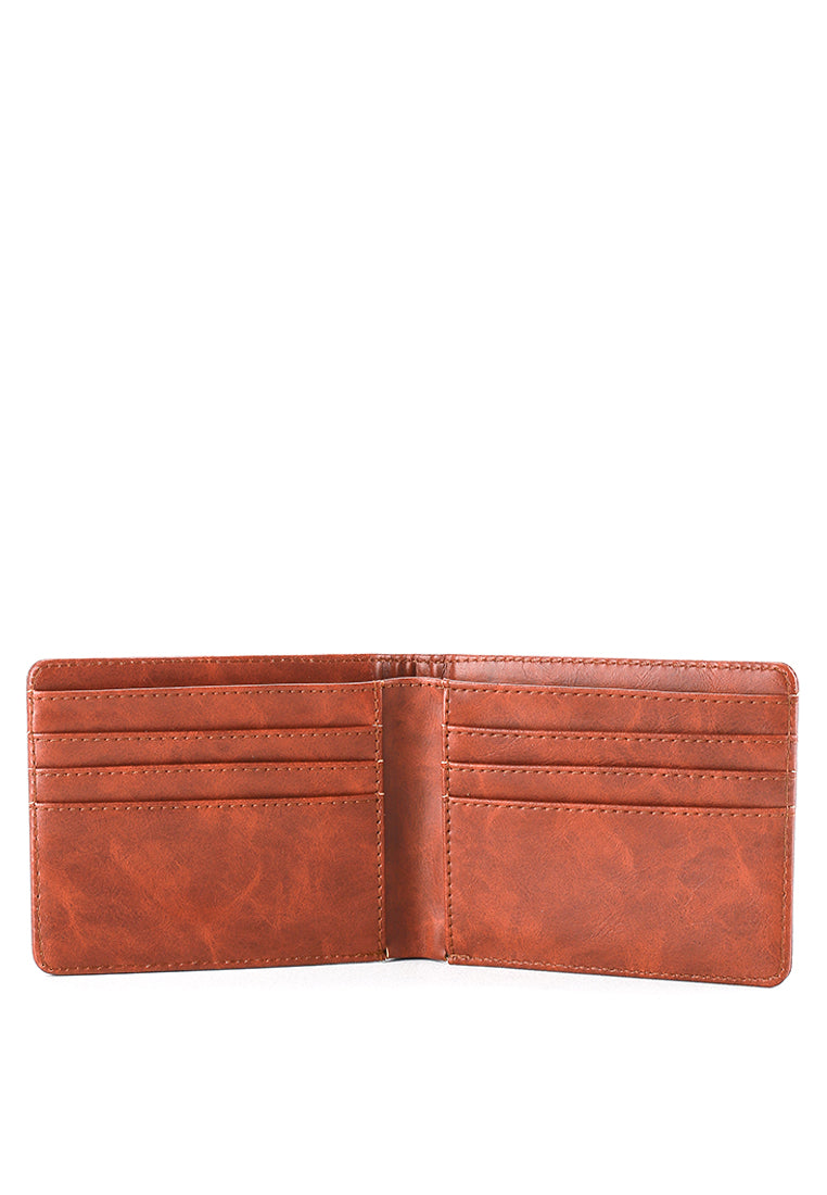 Kingship Unisex Leather Wallet Hilderic Brown