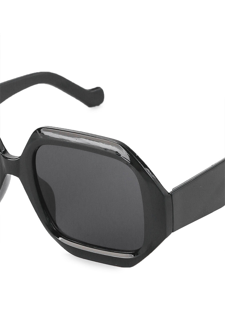 Kingship Kacamata Sunglasses Justino Black In Black