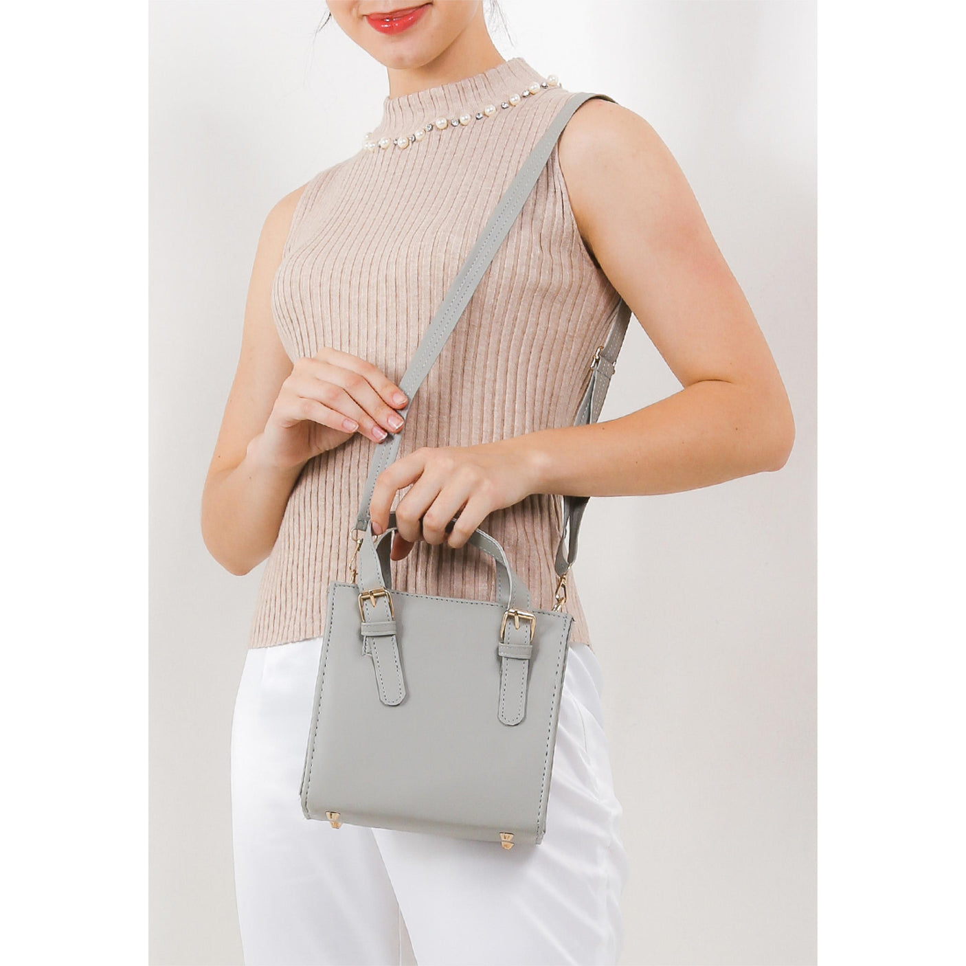 Kingship Sling Bag Wiky In Grey