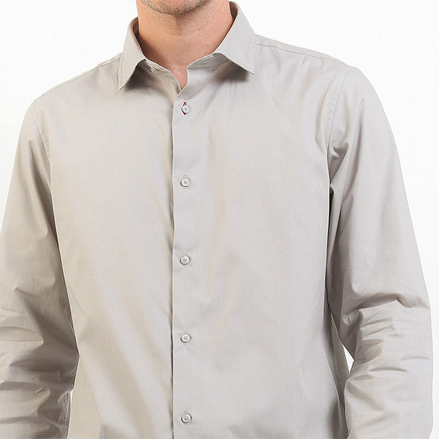 Hush Puppies Pakaian Pria Shirt Padova In Grey