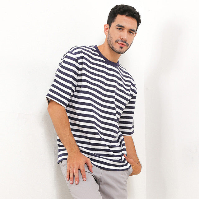 Obermain Pakaian Pria T Shirt Davey In White