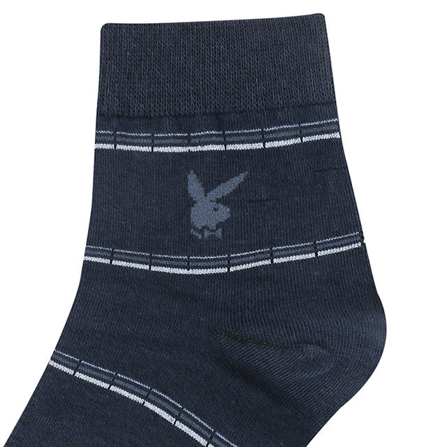 Playboy Aksesoris Unisex Socks Short 3 In Black / Navy / Dark Grey