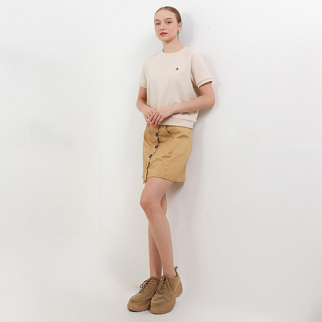 Hush Puppies Pakaian Wanita T Shirt Elxia In Beige