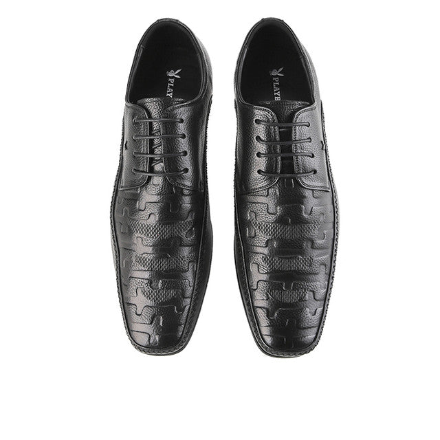 Playboy Sepatu Pria Sergio - Laces In Black