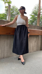 Stylisty Ayesha Maxi Skirts - Black