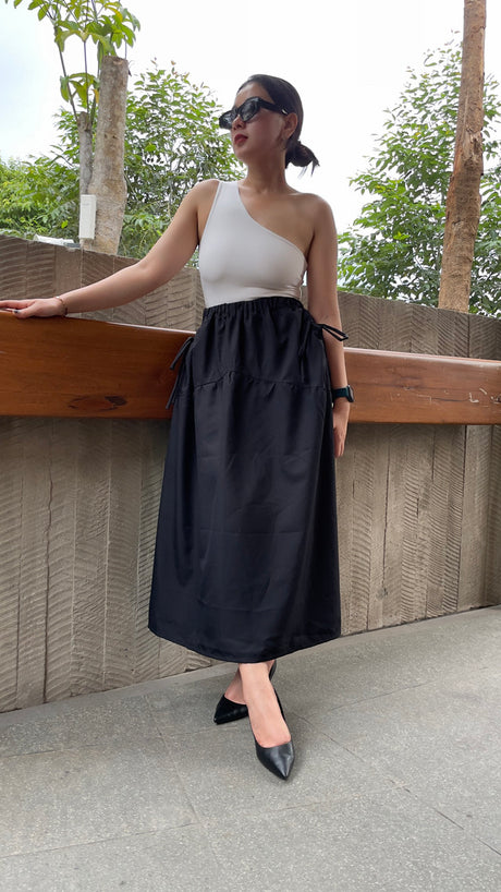 Stylisty Ayesha Maxi Skirts - Black