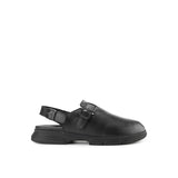 Playboy Sandal Pria Sling Back Jeremy Backstrap Clogs In Black
