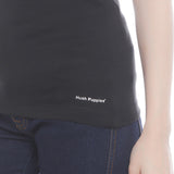 Hush Puppies Pakaian Tank Top Wanita Basic Camisole In Black