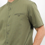 Hush Puppies Pakaian Pria Shirt Karuka In Olive